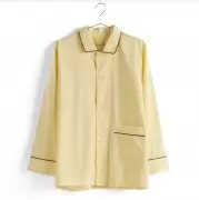 Piżama Outline koszula z długim rękawem S/M żółta HAY