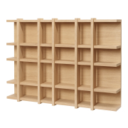 Półka ścienna Tilem 53 cm naturalny dąb Ferm Living