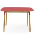 STÓŁ FORM 120X120 CM CZERWONY NORMANN COPENHAGEN