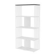 Regał modułowy Panton Wire z półką biały Montana