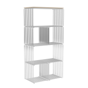 Regał modułowy Panton Wire z półką chromowany Montana