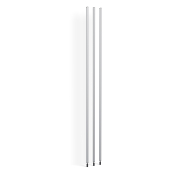 Regał modułowy Pier System 12 czarny - anodowane aluminium HAY