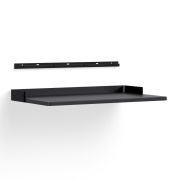 Regał modułowy Pier System 123 czarny - anodowane aluminium HAY