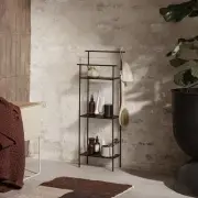 REGAŁ ŁAZIENKOWY DORA CZARNY FERM LIVING