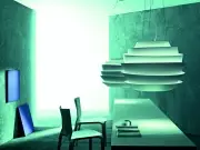 LAMPA WISZĄCA LE SOLEIL biała FOSCARINI