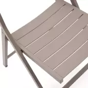 Składane krzesło ogrodowe Torreta beżowe kave home