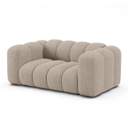 Sofa 2-osobowa Lupine ciemnobeżowy szenil Micadoni