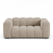 Sofa 2-osobowa Lupine ciemnobeżowy szenil Micadoni