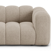 Sofa 2-osobowa Lupine ciemnobeżowy szenil Micadoni