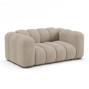 Sofa 2-osobowa Lupine ciemnobeżowy szenil Micadoni