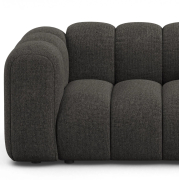 Sofa 2-osobowa Lupine ciemnoszary szenil Micadoni