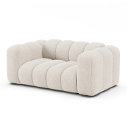 Sofa 2-osobowa Lupine jasnobeżowy szenil Micadoni