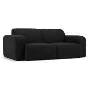 Sofa 2-osobowa Molino czarna Micadoni