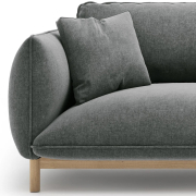 Sofa 3-osobowa Ada ciemnoszara Micadoni