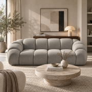 Sofa 3-osobowa Diana jasnoszara Micadoni