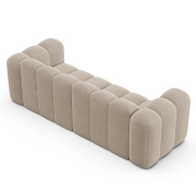 Sofa 3-osobowa Lupine beżowy welur Micadoni