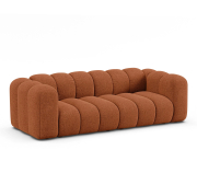 Sofa 3-osobowa Lupine ceglasty szenil Micadoni