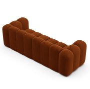 Sofa 3-osobowa Lupine ceglasty welur Micadoni