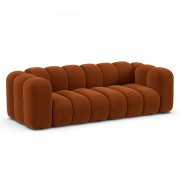Sofa 3-osobowa Lupine ceglasty welur Micadoni