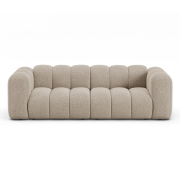 Sofa 3-osobowa Lupine ciemnobeżowy szenil Micadoni