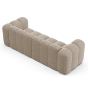 Sofa 3-osobowa Lupine ciemnobeżowy szenil Micadoni