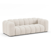 Sofa 3-osobowa Lupine jasnobeżowy szenil Micadoni
