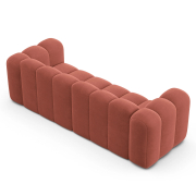 Sofa 3-osobowa Lupine koralowy welur Micadoni