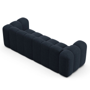 Sofa 3-osobowa Lupine morski-niebieski szenil Micadoni