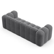 Sofa 3-osobowa Lupine szary welur Micadoni