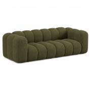 Sofa 3-osobowa Lupine zielony szenil Micadoni