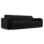 Sofa 3-osobowa Molino czarna Micadoni