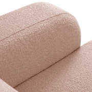 Sofa 3-osobowa Molino różowa Micadoni