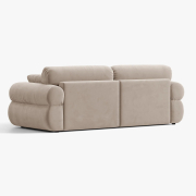 Sofa 3-osobowa Ophelia beżowy welur Micadoni