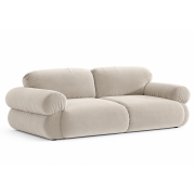 Sofa 3-osobowa Ophelia beżowy welur Micadoni
