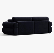 Sofa 3-osobowa Ophelia niebieski welur Micadoni