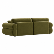 Sofa 3-osobowa Ophelia zielony welur Micadoni