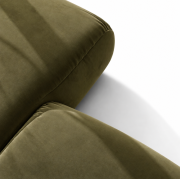 Sofa 3-osobowa Ophelia zielony welur Micadoni