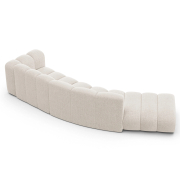 Sofa 5-osobowa Lupine jasnobeżowy szenil Micadoni