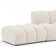 Sofa 5-osobowa Lupine jasnobeżowy szenil Micadoni