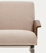 Sofa Amsen 2-osobowa jasnobrązowa Kave Home