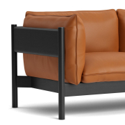 Sofa Arbour 2 os. Nevada NV2488 - czarny lakierowany buk HAY