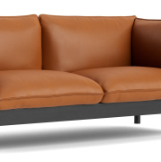 Sofa Arbour 2 os. Nevada NV2488 - czarny lakierowany buk HAY