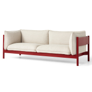 Sofa Arbour 3 osobowa Hallingdal 220 - czerwony lakierowany buk HAY