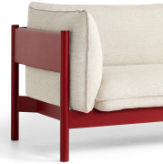 Sofa Arbour 3 osobowa Hallingdal 220 - czerwony lakierowany buk HAY
