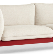 Sofa Arbour 3 osobowa Hallingdal 220 - czerwony lakierowany buk HAY