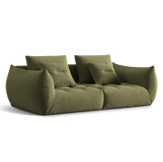 Sofa Bloom 3-osobowa zielony welur Micadoni
