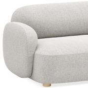 Sofa Gem 3-osobowa Brusvik Light grey Northern