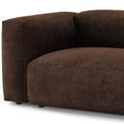 Sofa Martina 2-osobowa brązowa Micadoni
