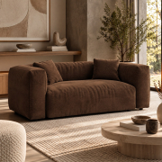 Sofa Martina 2-osobowa brązowa Micadoni