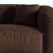 Sofa Martina 3-osobowa brązowa Micadoni